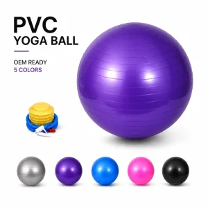 65cm Yoga Ball for Pregnancy Exercise, Core Balance, Posture Support, and Full-Body Stability Training