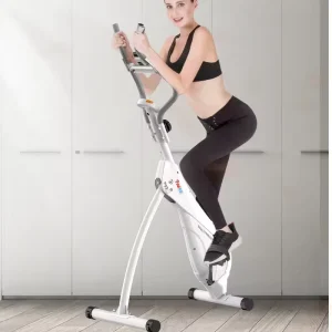 6601 Mini Foldable Iron Indoor Exercise Bike for Women