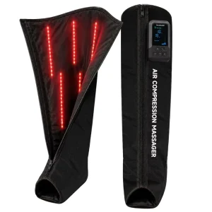 660nm Red Light Pressotherapy Recovery Boots with 5 Chambers for Muscle Recovery