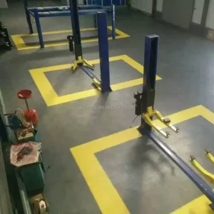 6mm Heavy-Duty PVC Industrial Flooring for Factory Warehouse Workshop Chemical-Resistant Easy-Clean Floor Covering