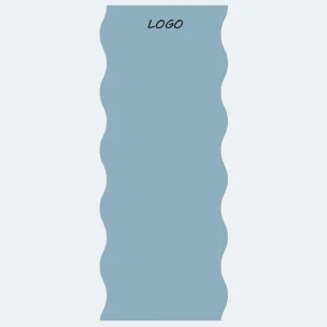 6mm Natural Rubber PU Wave Yoga Exercise Mat