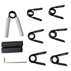7-Resistance Hand Gripper Strength Training Equipment Aluminum Hand Gripper Kit with Custom Logo Printing