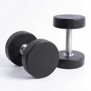 7.5KG Each Rubber Dumbbell Pair Steel Core Eco Friendly Coated Hand Weights for Home Gym Strength Training Fitness