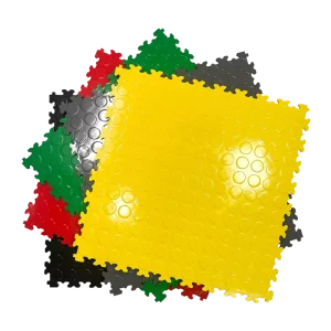 7mm Anti Slip PVC Floor Tiles Heavy Duty Impact Resistant Industrial Workshop Flooring Waterproof