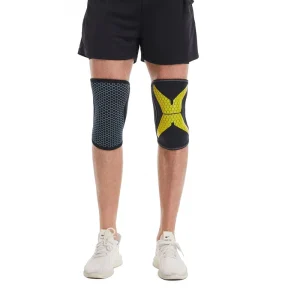 7mm Neoprene Breathable Compression Knee Support with Honeycomb Pattern and Shock Absorption