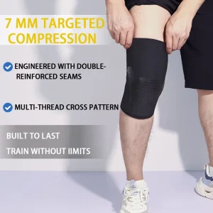 7mm Neoprene Professional Knee Sleeves for Weightlifting Cross-Training High-Performance Knee Compression Brace