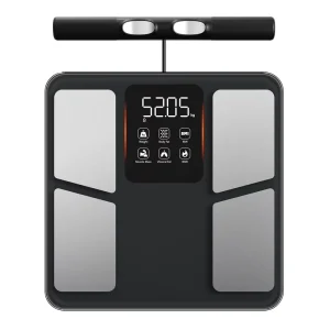 8-Electrode Smart Body Fat Analyzer Scale App Control WiFi Fitness Scale BMI Muscle Fat Tracking for Gym