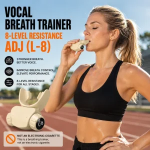 8-Level Adjustable Lung Trainer For Runners VO2 Max Booster & Endurance Enhancer Professional Breathing Device For Athletes