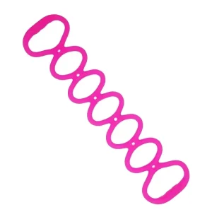 8-Loop Silicone Yoga Resistance Rope Elastic Stretch Band for Upper Body Exercise