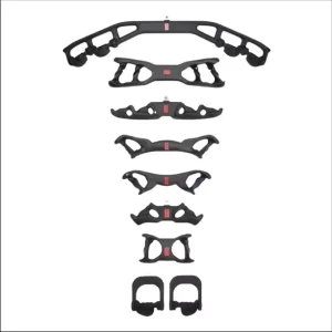 8-Piece Ergonomic Mag Grips Set Cable Machine Attachments Gym Lat Pulldown Row Handle Accessories for Back Training