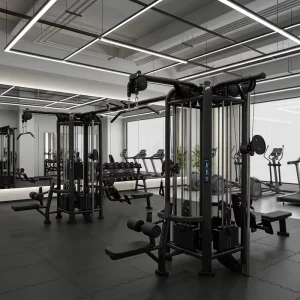 8-Stack Comprehensive Trainer Multi-Station Cable Crossover System with Adjustable Pulley CE ISO