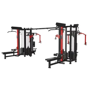 8-Station Comprehensive Multi-User Multifunctional Fitness Equipment Made of Durable Metal