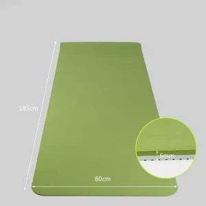 80 cm Dual-Tone TPE Yoga Mat for Studio