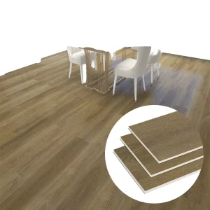 8mm SPC Flooring With IXPE Underlay Waterproof Click Lock Vinyl Plank for Hotel Apartment Projects