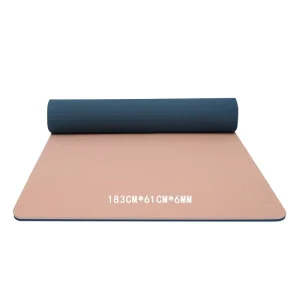 8mm Thick Non-Slip TPE Gym Fitness Yoga Mat Factory Supply