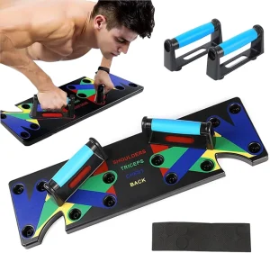 9 in 1 Push up White Push up Board Set Muscle Training Push up Board