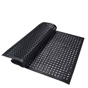 90*150 cm Outdoor and Playground Anti-Slip Rubber Anti-Fatigue Hollow Ring Mat with Holes