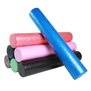 90 cm Solid Foam Roller Set for Exercise, Gym, and Yoga