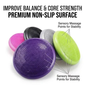 900g Thick Inflatable Balance Pad Massage Cushion for Ankle Recovery and Sensory Integration Training