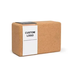 950g 4x6x9 Inch High Density Eco Organic Natural Cork Yoga Block for Fitness Pilates Exercise Support