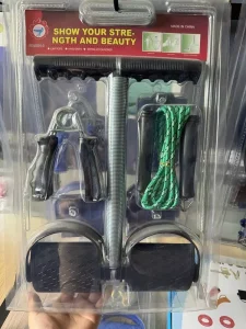 A-Type Finger Spring Hand Grip Spring Puller and Jump Rope Set