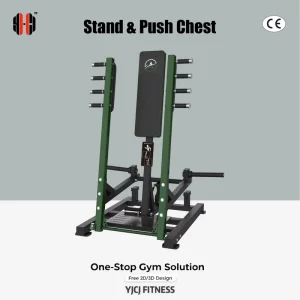 A9 Series Standing Chest Press Machine with 3mm Heavy-Duty Steel for Commercial Use