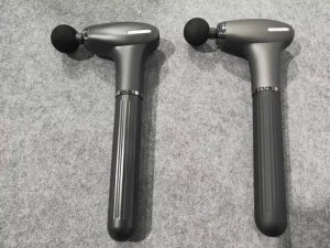 ABS Deep Tissue Handheld Four-Head Neck and Back Vibration Massager Gun for Sports Recovery and Pain Therapy