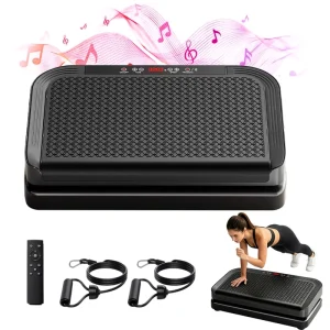 ABS Vibration Platform Exercise Machine Eco-Friendly Vertical Fitness Vibration Plate Massage Whole Body Training
