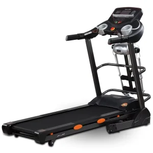 AC Motor Folding Home Treadmill LCD Display Steel Frame 18km Max Speed for Household Indoor Running Fitness Machine