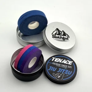 ACTIVE Athletic Finger Tape 10m Cotton Zinc Oxide BJJ Bandaids Tin Box Set Breathable Strong Adhesive Unisex Jiu Jitsu MMA