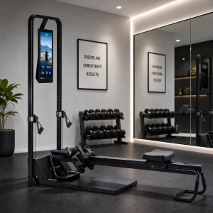 AI Digital Resistance Multi-Station Strength Training Machine with 21-inch HD Touchscreen for Full-Body Workout