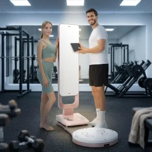 AI Trainer Body Scanner with Bioimpedance Body Composition Analysis