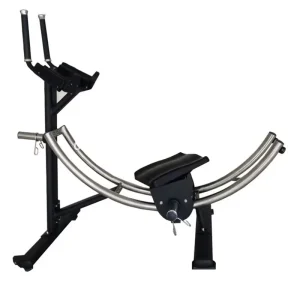 ASM 5004 Steel Seated Abdominal Exercise Crunch Machine Curved Track Waist Trainer Unisex Home Gym Fitness Equipment AB Coaster