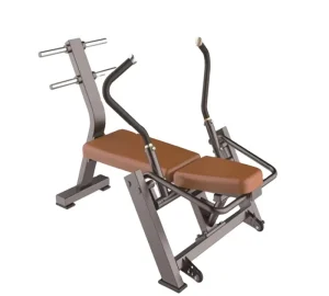 ASM B1073 Gym Fitness Equipment Strength Training for Back Muscle Exercise Plate Loaded Incline Prone T Bar Row Machine