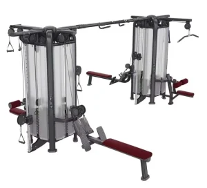 ASM-L2054 5-Station Jungle Cable Trainer with 5 Stacks for Strength Training