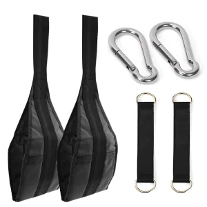 Ab Slings Suspension Trainer Straps with Arm Padding for Abdominal Training