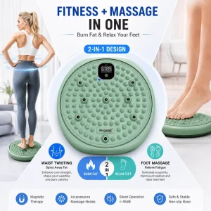 Ab Twist Exercise Machine with Acupressure Waist Disc