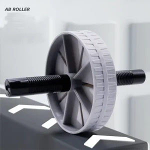 Abdominal Muscle Training Wheel PP Material Fitness Equipment with Comfortable Handle for Exercise