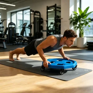 Abdominal Wheel with Silent Training Disc
