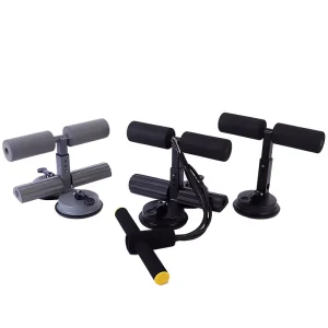 Abdominal Workout Sit-Up Bar Steel Black for Home