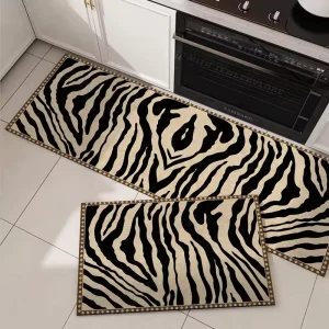 Absorbent Diatomaceous Earth Fabric Kitchen Mat Quick-Dry Non-Slip Rubber Backing Floor Mat