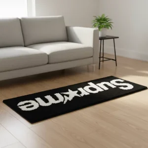 Absorbent Microfiber Bath Rugs Non-Slip Plush Shaggy Bathroom Carpet Mat Soft