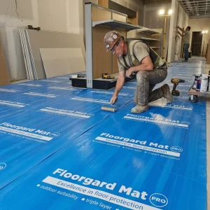 Absorbent Waterproof Anti-Slip Painter Fleece Floor Protection Roll for Painting, Decoration, and Remodeling