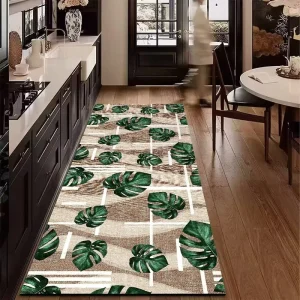 Abstract Pattern Machine-Made Carpet Floor Mat for Kitchen
