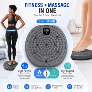 Acupressure Foot Mat Exercise Machine Waist Twisting Disc Fitness Training Device Home Exercise Equipment Twist Board Foot