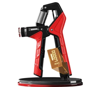 Adjustable 100 kg Hand Grip Exerciser with Electronic Counting, R-Type Grip