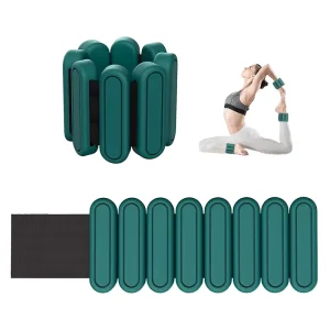 Adjustable 1LB 2LB Silicone Ankle Wrist Weights Custom Weighted Bracelet Wrist Bands for Yoga Pilates Fitness Strengthen