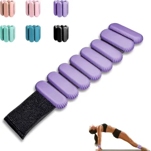 Adjustable 1lb/2lb Silicone Ankle and Wrist Weight Set