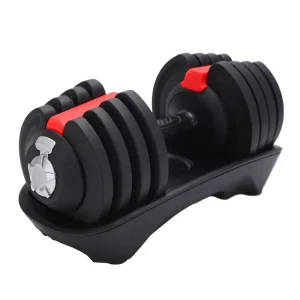 Adjustable 24kg Dumbbell Set Quick Change Weight System for Home Use