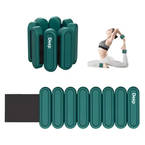 Adjustable 2LB (450g) Silicone Steel Ankle Wrist Weights Custom Size Color Eco-Friendly Unisex Gym Use OEM/ODM Custom Logo